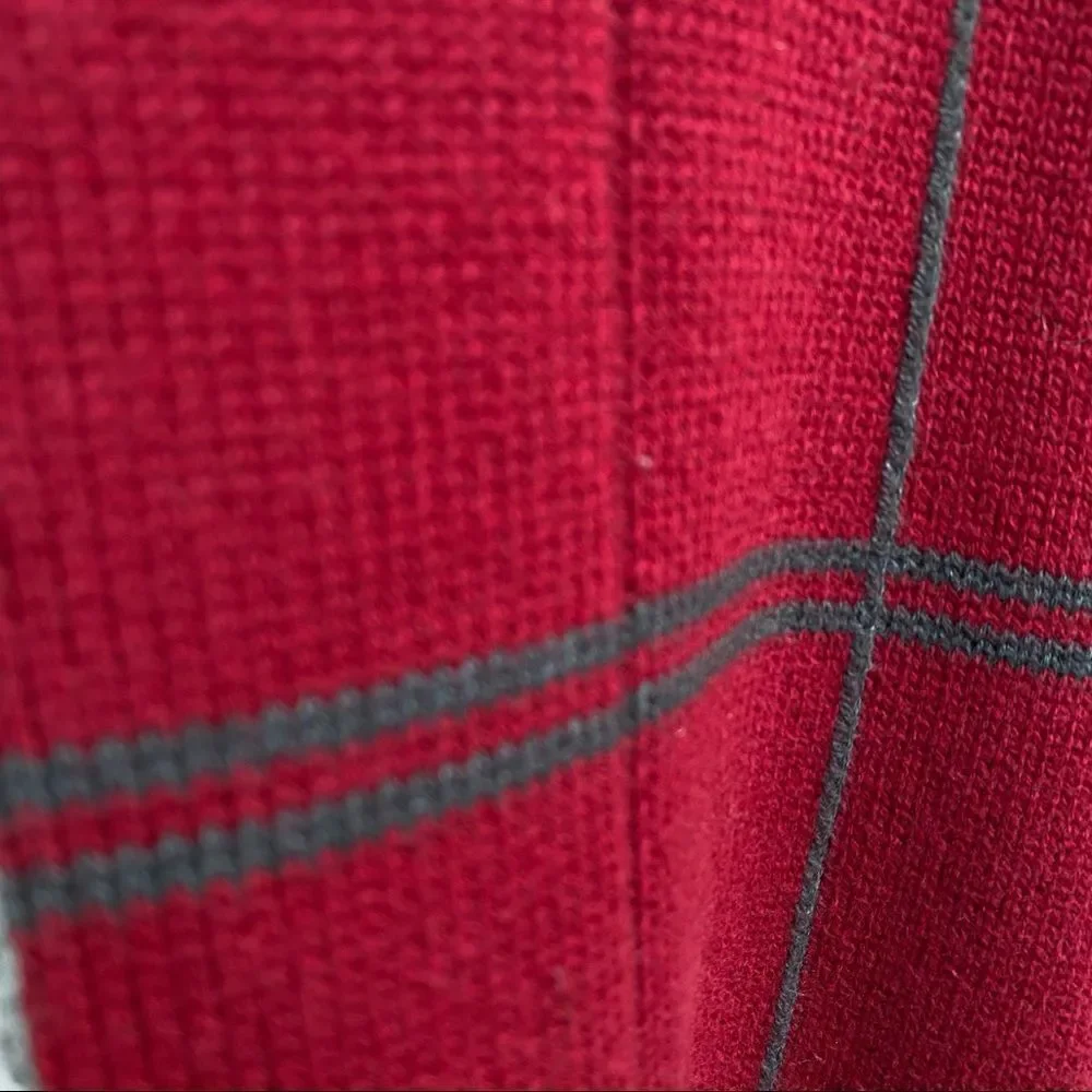 Oscar De La Renta Sweater Men's XXL Red
